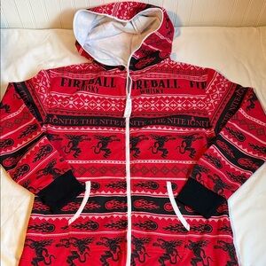 Reborn Red and White Hooded Onesie